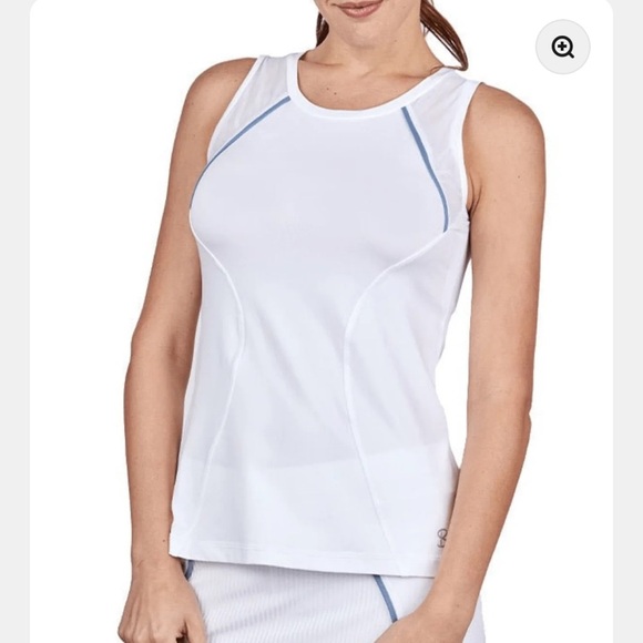 Sofiabella Women's White Sleeveless Top Size Large - Picture 8 of 10